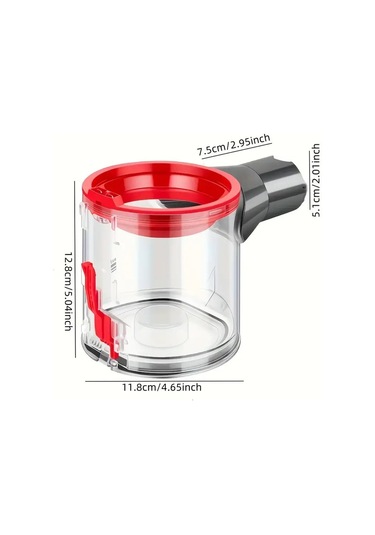 İle Uyumlu V7 V8 Sv10 Sv11 Kablosuz Süpürge Şeffaf Yedek Toz Kabı