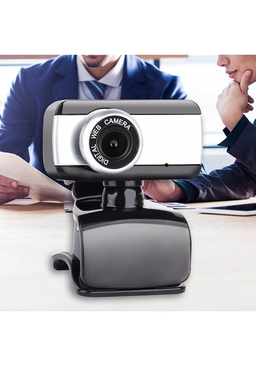 Ranyeek Usb 2.0 480p Clip-on Web Kamera, Mikrofonlu, 360 Dönebilen, Otomatik Odak, Canlı Yayın Ve Video Konferans İçin