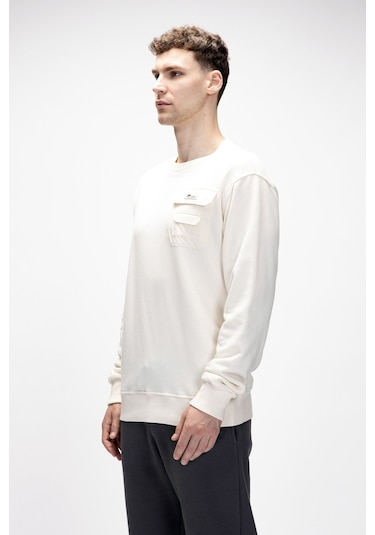 Rise Marshmallow Crewneck Erkek Sweatshirt Beyaz