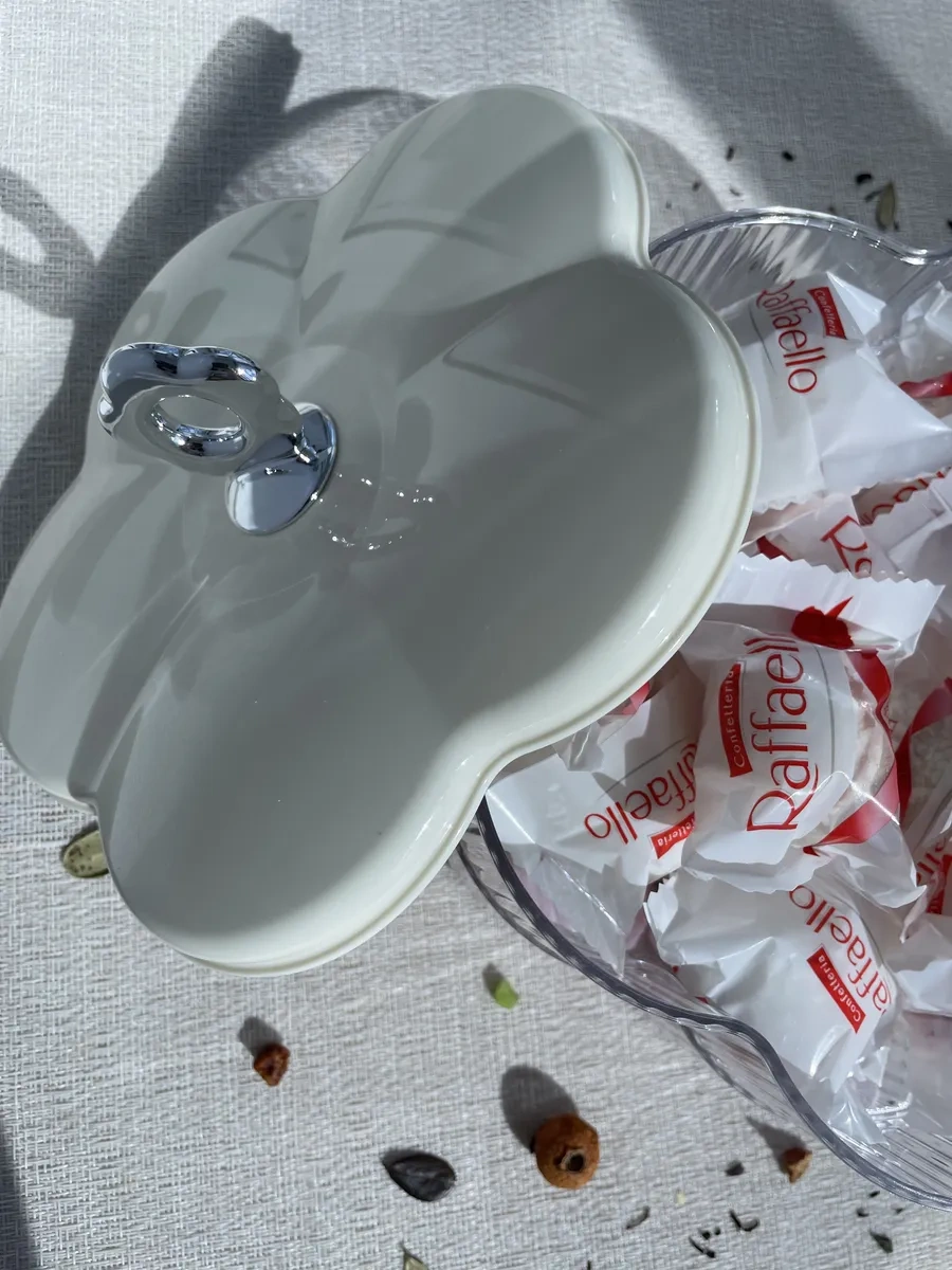 S-nami Kapaklı Şekerlik 443233595 Beyaz