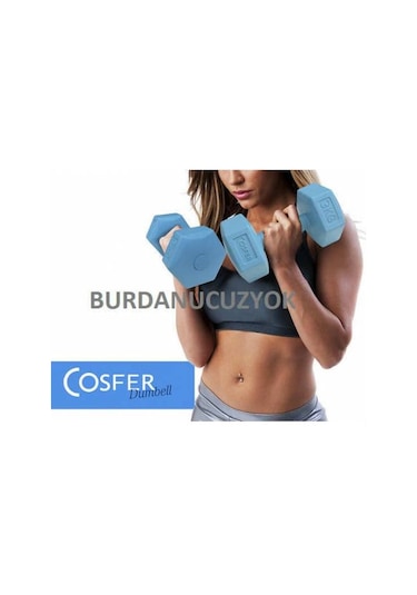 Dambıl Seti Plastik Köşeli 1Kg x 2 2 KG
