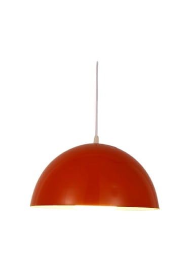 Dylight Retro Metal Dekoratif Kırmızı Tekli Sarkıt Avize Çap:30 C