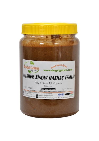 Doğal Gelsin Meşhur Simav Haşhaş Ezmesi - 1.000 gr