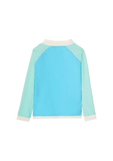 Kietla Uv Korumalı Uzun Kollu Tişört Mayo Blue Striped Mavi