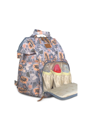 Stylo Paris Anne Bebek Bakım Sırt Çantası Açık Gri