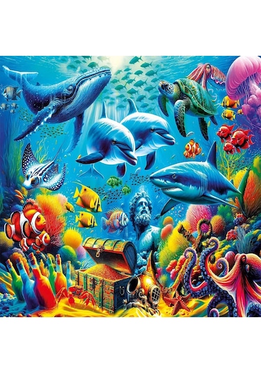 20825 Puzzle 1000 Treasure Under The Sea