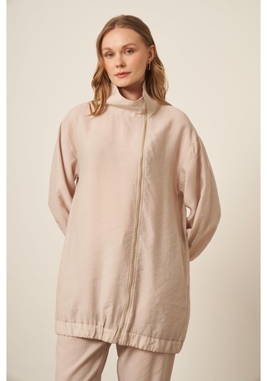 Ftz Women Kadın Modal Pantolonlu Takım Beige 30716 Beige