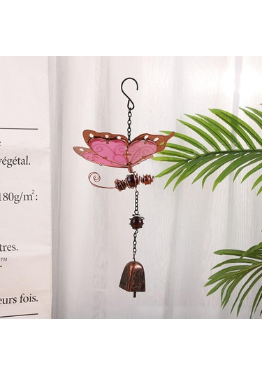 Homyl Aydınlık Rüzgar Çanları Sevimli Açık Pembe-çanlar