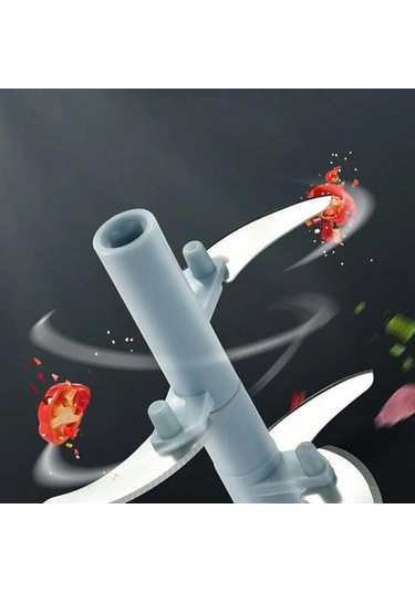 Zyzqstore 500/900 Ml Manuel Et Kıyma Sarımsak Kıyıcı Döndür Sarımsak Presi Çok Renkli Ev Dekorasyonu Çok Renkli