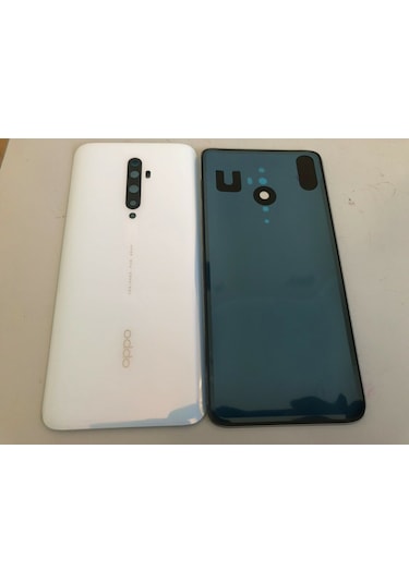 Oppo Reno 2 Z Arka Pil Kapağı - Lens Hariç - Beyaz