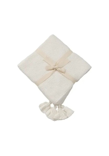 Rova Bebek Battaniye Ekru 100x100 Cm