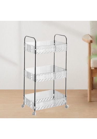 Suntek Mobil Raf 3 Katmanlı Ev Mutfak Organizasyon Arabası
