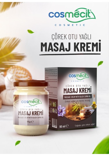 Cosmecit Çörek Otu Yağlı Masaj Kremi 90 G