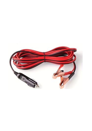 Boatshop1 Balık Klibi Çakmak 3m Alligator Clip Erkek Bağlayıcı Uzatma Kablosu 12v 24v 15a Ağır Hizmet Kulp Kablosu Araba Elektrik Sistemleri 16awg