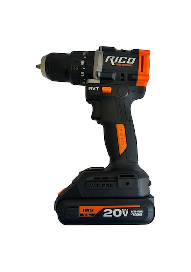 Rico 028-RE0016 20V Çift Akülü Şarjlı Darbeli Matkap