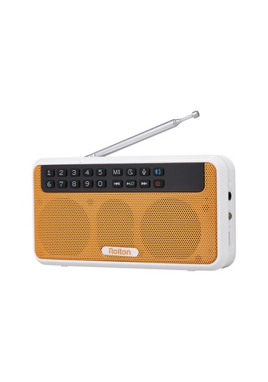 Ximistore9 Rolton E500 Bluetooth Hoparlör: Radyo, Fener, Selfie Modu,免提 Arama, Tf Kart Desteği İle Led Ekranlı Turuncu Ses Cihazı