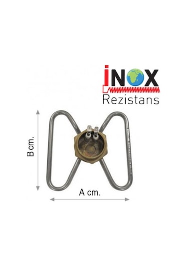 Semaver Rezistansı 11/4 İnç Rekorlu 220V 1400W Cr-Ni ( Krom )