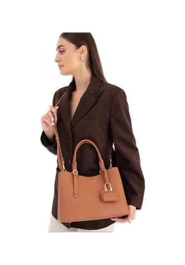 Sisley Sly 296 22x30x12 Kol Sı Taba Kadın Çanta Taba