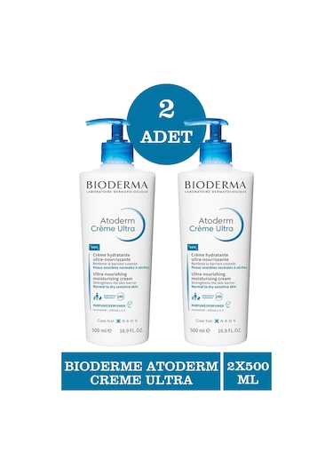 Bioderma Atoderm Cream Ultra 2 x 500 ML