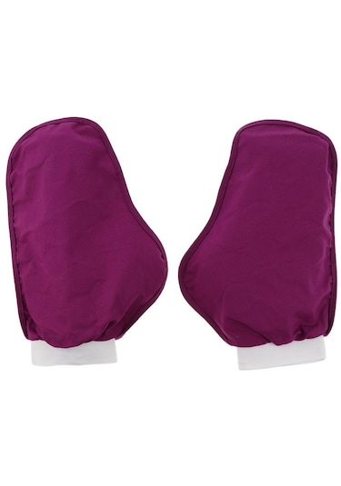 Homyl Akupunktur Masaj Eldivenleri Geri Boyun Kası Tetik Mor