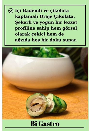 İçi Bademli - Draje Çikolata - 500 Gr