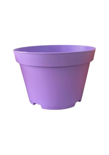 Katı Plastik Sukulent Saksısı 10adet Açık Mor 8.5 Cm