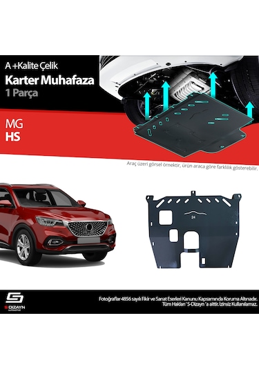 S-dizayn Mg Hs Çelik Karter Muhafaza Koruma 2021 Üzeri A+ Kalite