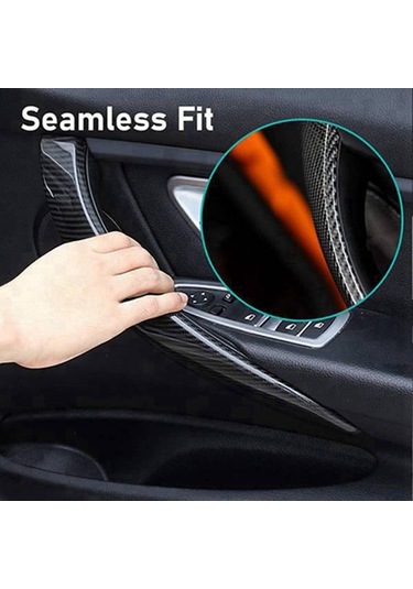 Besthome1 2pcs Gümüş Araba Iç Kapı Kolu Bmw 3 4 Serisi 3 Serisi Gt F30 F31 F32 F33 F34 F35 F36 F80