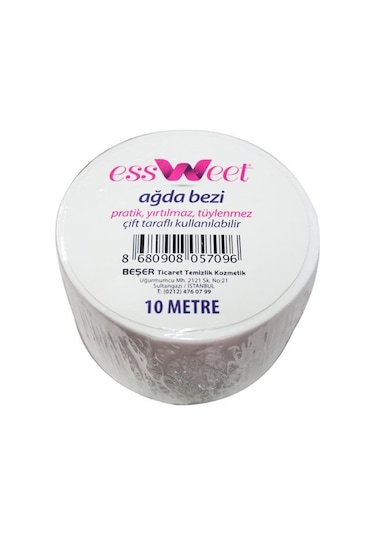 Essweet Rulo Ağda Bezi 10 M 6 Paket