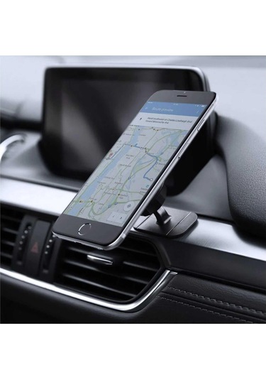 Aukey Hd-c13 360 Yapışkan Ve Mıknatıslı Taşınabilir Araç İçi Telefon Tutucu Siyah