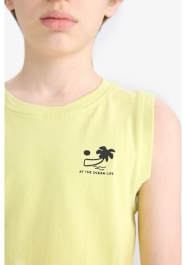 DeFacto Erkek Çocuk Bisiklet Yaka Atlet E0192A825HSGN664