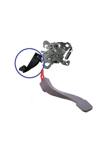 Kaput Kilit Açma Kolu Mandal Uç Plastiği 301 2012- 9677035280