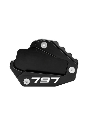 Xuweiwei Monster 797 2017 2018 Motorcycle Kickstand Pad Anti Sink Stabilizer Black Outdoor Parking