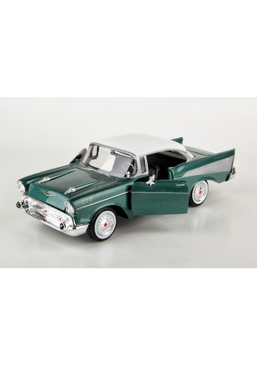 Motormax 1957 Chevrolet Belair 1 24 Ölçek Diecast Model Araba