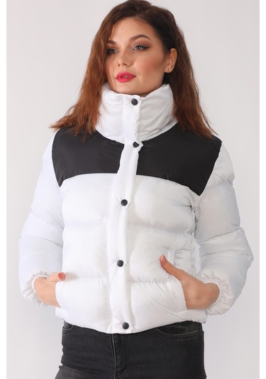 Dewberry Z6649 Kadın Kısa Mont