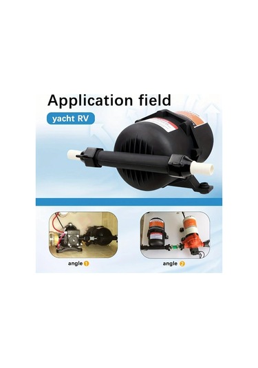 Motion003 1 Bilgisayar Rv Su Pompası Toplama Tankı Motorhome Karavan Seyahat Deniz İçin Önceden Şarjlı Abs Basınç Tankı Pil Olmadan İç Fonksiyonlu Pompa Aksesuarı