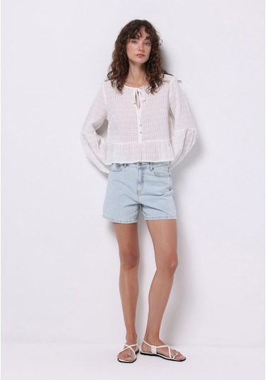 Colins Regular Fit Kadın Beyaz Gömlek Cl1074623 Q1.v1 Ofw Beyaz Colins Regular Fit Kadın Beyaz Gömlek Cl1074623 Q1.v1 Ofw Beyaz