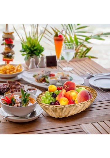 16 Plastik Oval Sepet, 8-3/4x6-1/4x2-3/4 İnç Diğer