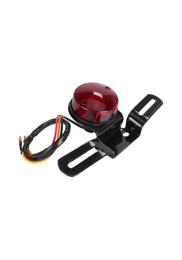 Padalink Motosiklet Krom Geri Aydınlatma Lambası - Fren Lambası Ve Plaka Tutucu İle Ultra Parlak Görünürlük Sağlar