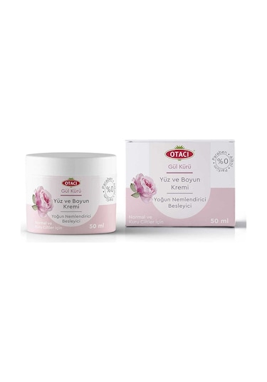 Otacı Gül Kürü Yüz ve Boyun Kremi 50 ML