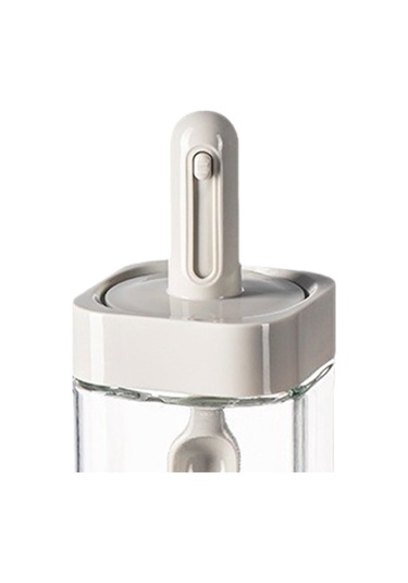 Suntek Mutfak Malzemeleri Mini Baharat Kavanozu Şeffaf Gri