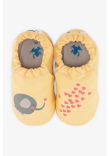 Hopfrög Kids Cute Hose Hyper Pastel Sarı Barefoot Akıllı Patik Sarı