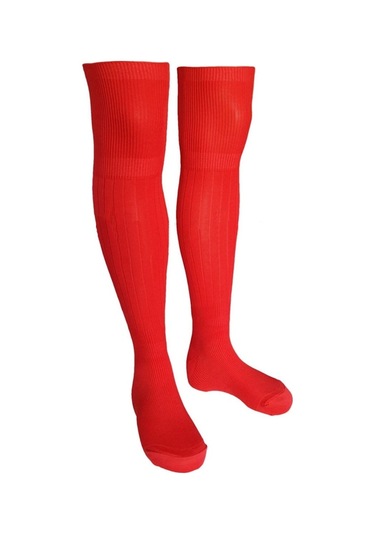 Tam Profesyonel Futbol Çorabı,Tozluk,Konç Kırmızı Renk