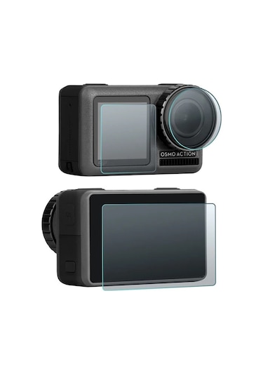 Djı Osmo Action 5 Pro Uyumlu Şeffaf Ekran Koruyucu Nano Jelatin