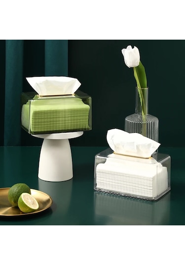 Şeffaflık L-beraberlik Kağit Kutu Masa Kağıt Havlu Kutusu Ev Oturma Odası Yaratıcı Çok Fonksiyonlu Sehpa Yemek Odası Masaüstü Yatak Odası