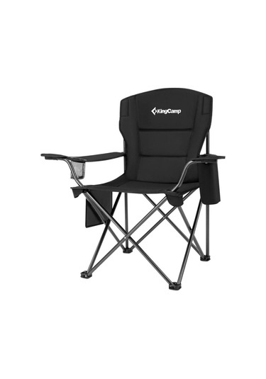 Kingcamp Lotus Xl Cool Ice Ultra Konforlu & Takviyeli Kamp Sandalyesi Black Siyah
