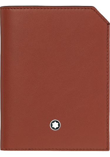 Mont Blanc Montblanc Meisterstück Selection Soft Mini 4cc Cüzdan 131243 Kiremit