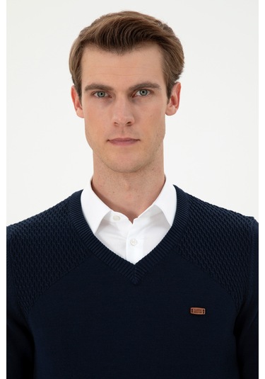 U.s. Polo Assn. Erkek Lacivert Kazak /triko 50297063-vr033 Lacivert