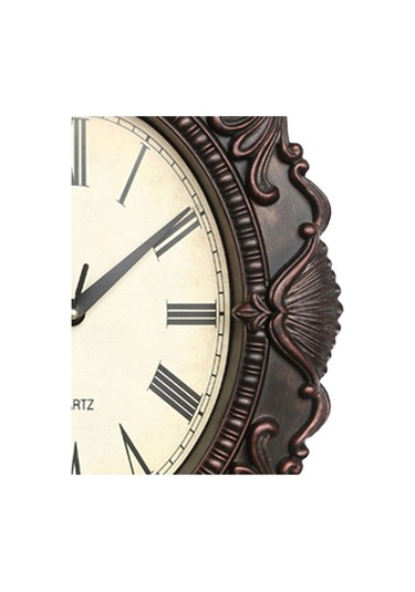 Pazly Suntek Siyah-bakır Siyah Sessiz Saatleri Saati Duvar Dekoratif Bakır 14'' & Kj Çok Renkli