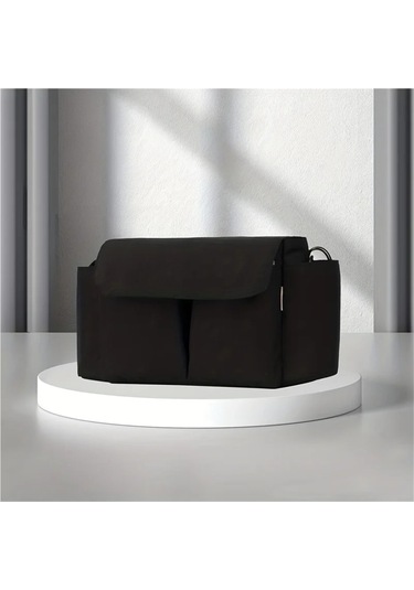 Jialan Arabası Organizatör Çanta Mumya Büyük Kapasiteli Seyahat Siyah